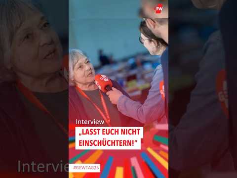 Interview mit Barbara, der ältesten Delegierten auf dem #GEWTAG25