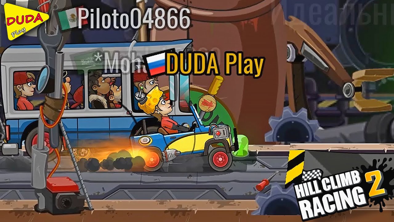 СОЗДАЛ СВОЮ КОМАНДУ DUDA PLAY Hill Climb Racing 2