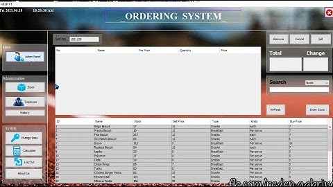 Store Management System or Ordering System complete | POS with Mysql (JAVA)