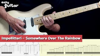 Impellitteri - Somewhere Over The Rainbow Guitar Lesson With Tab Part 1/2(Slow Tempo)