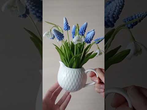Мускари цвета весеннего