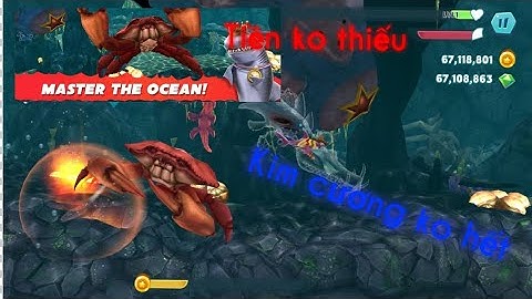 Cách hack game hungry shark full tiền full kim cương cực cực dễ (Trùm MOD Game)