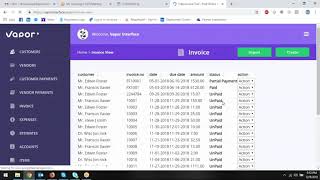 Vapor Accounting Demo screenshot 1