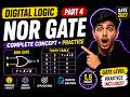 NOR Gate Explained 🔥 | Universal Gate + Practice Questions | GATE 2027 | Part 4