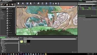 Faking 2D Light - UE4 TEST