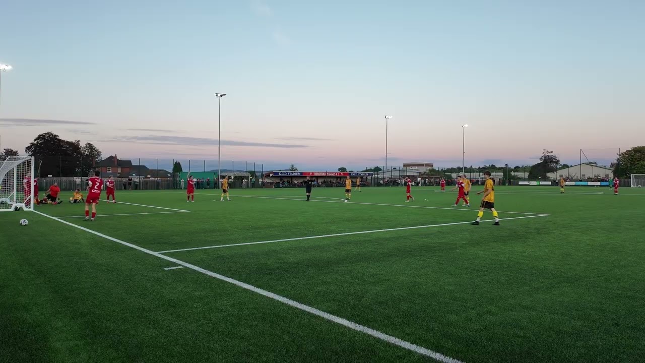 Hereford Pegasus v Droitwich Spa Football Club Ben Tilbury 1st goal