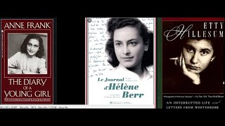 Etty Hillesum One of the 3 greatest Diaries of world war 2