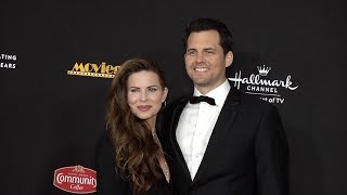 Julianne Morris and Kristoffer Polaha 2019 Movieguide Awards Red Carpet Information