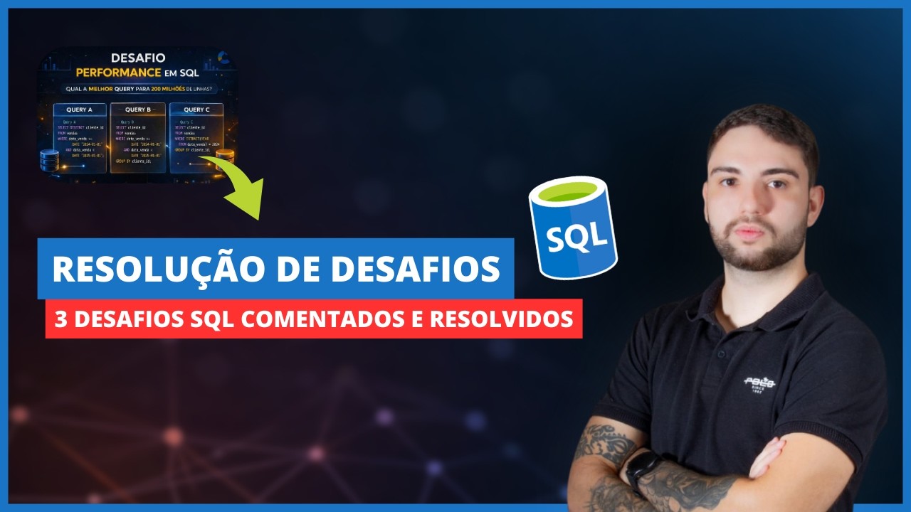 Desafios SQL - Performance, SubQuery e Window Function - YouTube