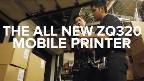 Zebra ZQ320 Mobile Printer Overview