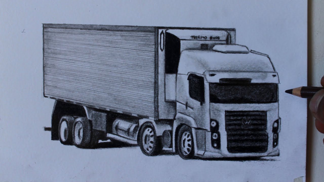 Mercedez 710 no talento galera - Desenhos de caminhões top's