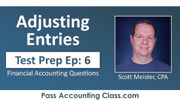 Accounting Tutor Answers Test Questions: Adjusting Entries