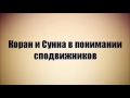 Коран и Сунна в понимании сподвижников ◊ Ринат Абу Мухаммад