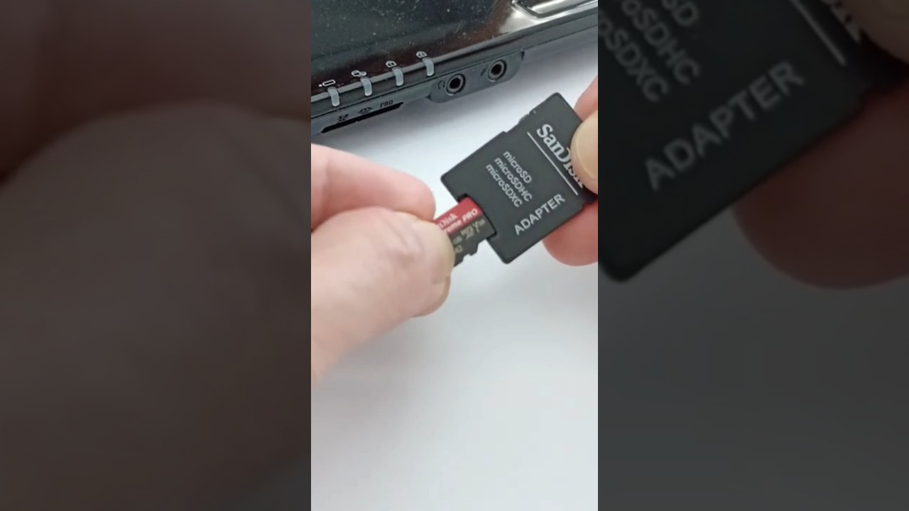 How To: Insert & Remove a microSD card from the SD Adapter 