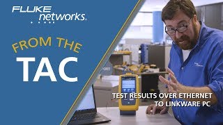 Downloading Versiv™ Test Results Over Ethernet to LinkWare PC  By Fluke Networks screenshot 1