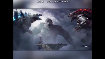 Godzilla, kong & Mechagodzilla in Pubg. New animation. PUBG mobile short video. #shorts