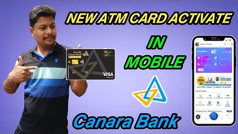 Canara Bank New ATM Card Activate In Mobile Tamil | How to Activate Canara Bank New ATM Card Online