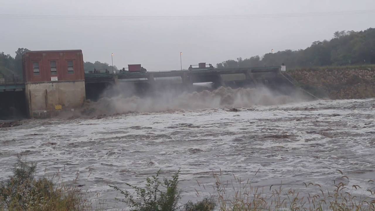 Lakehurst Dam Maquoketa,IA 9/24/2016 YouTube