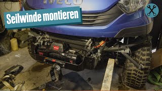 Seilwinden Montage am Iveco Daily 4x4  Tutorial