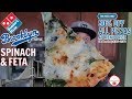 Domino's® Brooklyn Style Spinach & Feta Pizza Review! 🍕 | 50% OFF