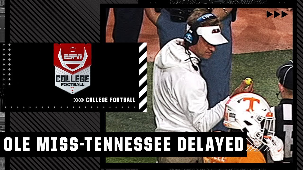 Debris thrown on field delays end of Ole Miss vs. Tennessee | ESPN College Football