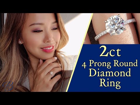 वीडियो: 2 कैरेट सॉलिटेयर सगाई की अंगूठी कितनी है?