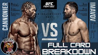 UFC Fight Night Louisville - Cannonier vs Imavov Full Card Breakdown & Predictions