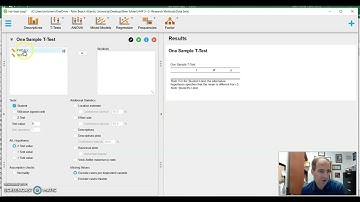 One Sample Z Test Using JASP