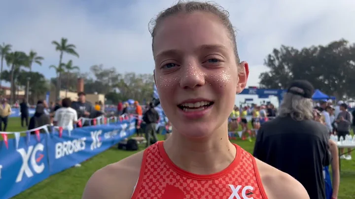 Abigail Hennessy of Westford Academy 5th Place Girls Championship Race at Brooks XC Championships