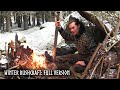 2 Day Winter Bushcraft: Building a Shelter in First Snow - Epic Ice Bath