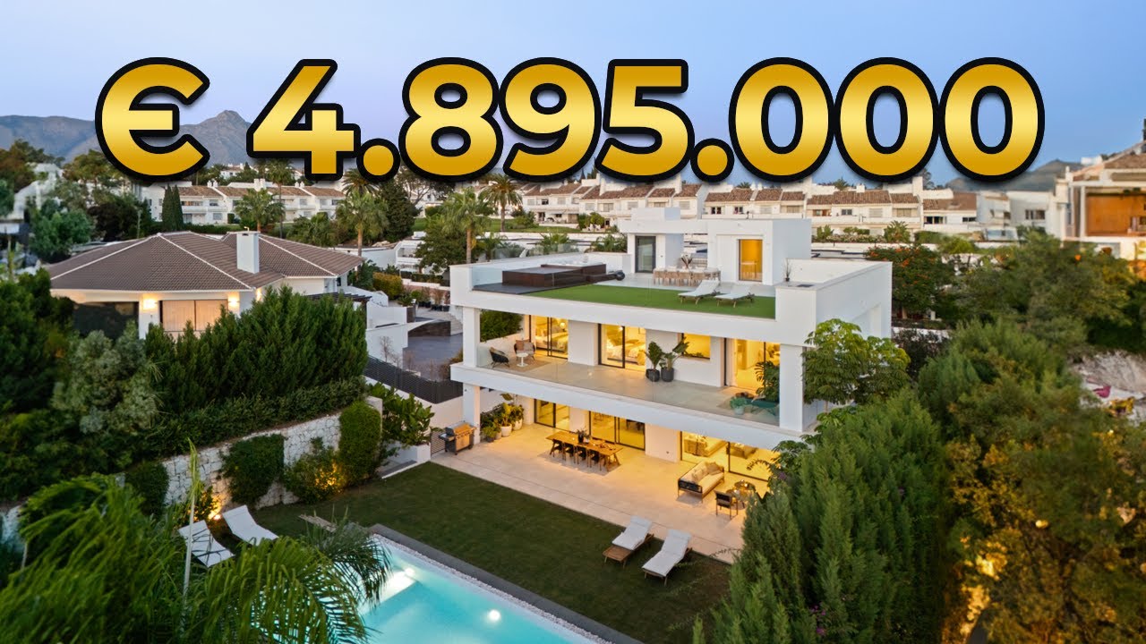 СОВРЕМЕННАЯ ВИЛЛА НА ПРОДАЖУ в Пуэрто Банусе, Марбелья, Испания, недалеко от отеля HARD ROCK