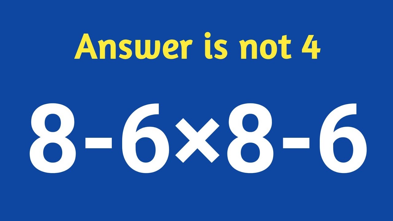 Only 1 in 5 Can Solve This Math Problem! - YouTube