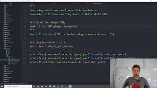 python föreläsning kmom01 med Andreas och Emil