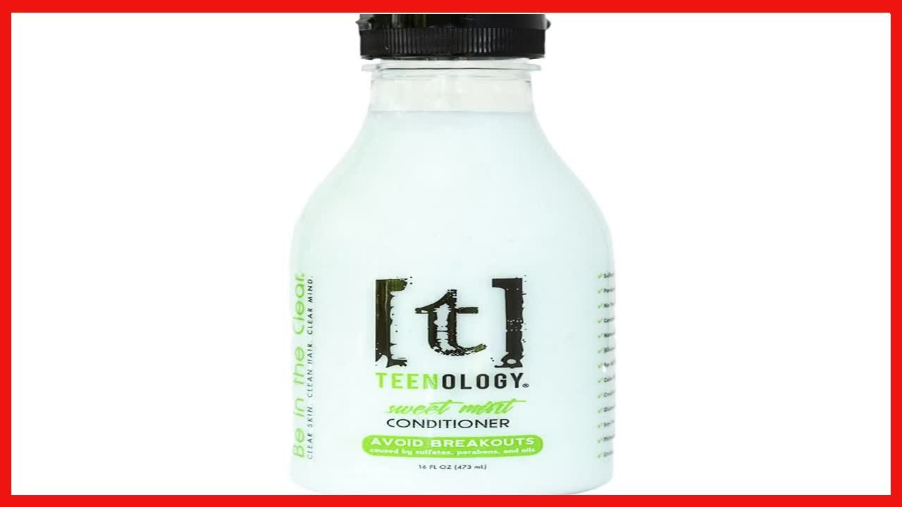 Great product -  Teenology 'Be in the Clear' Conditioner for Teens - Sulfate Free - Paraben Free - C