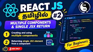 React JS Tutorial in Tamil #2 | Creating Multiple Components | React JS