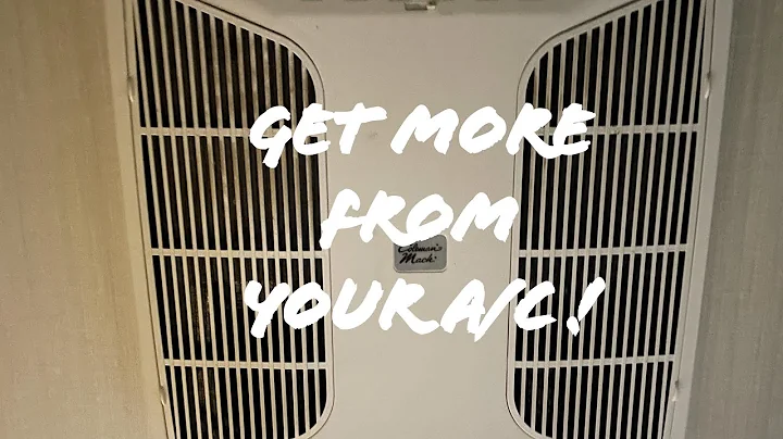 RV A/C airflow upgrade ( Colman Mach ) on a budget.