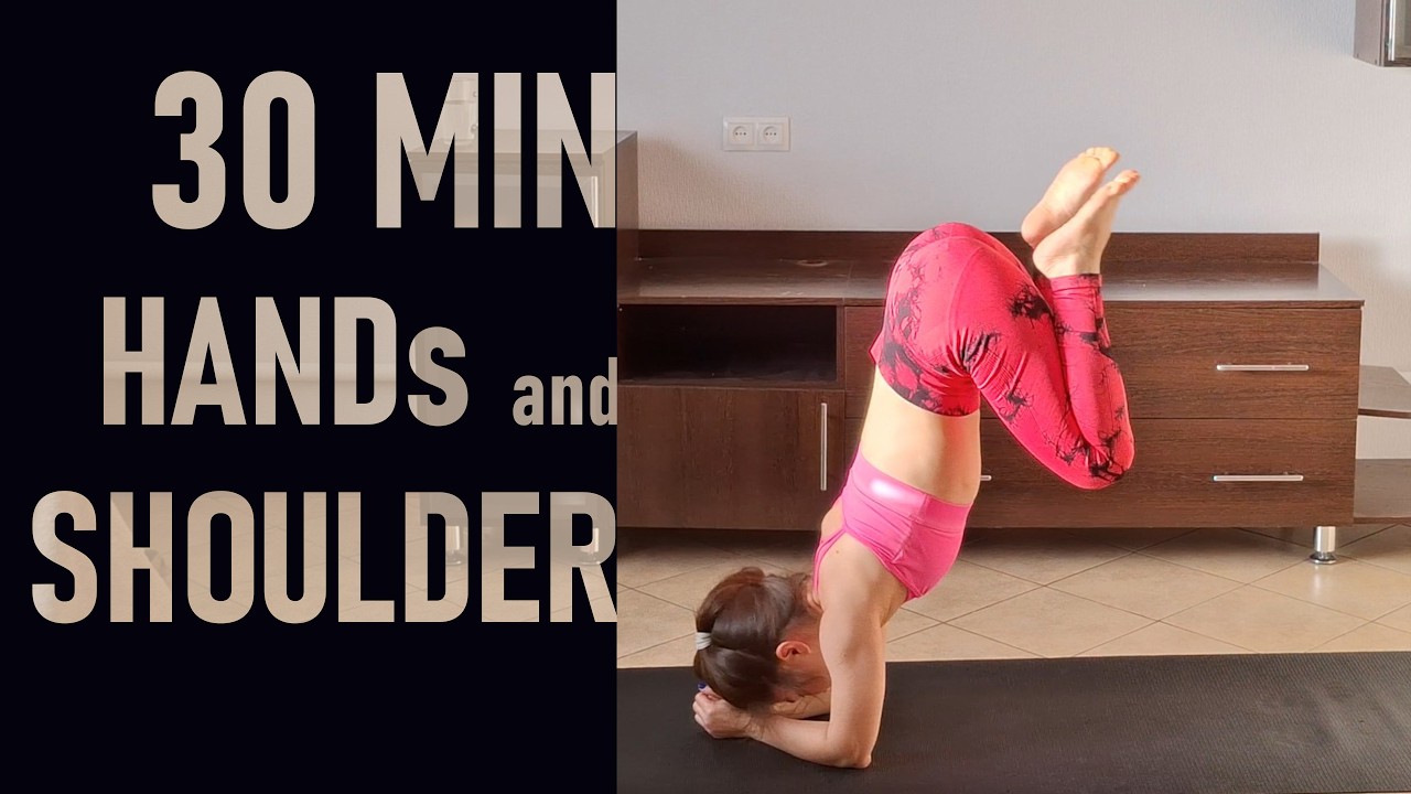 Beautiful SHOULDERS and HANDS in 30 MIN home WORKOUT without equipment