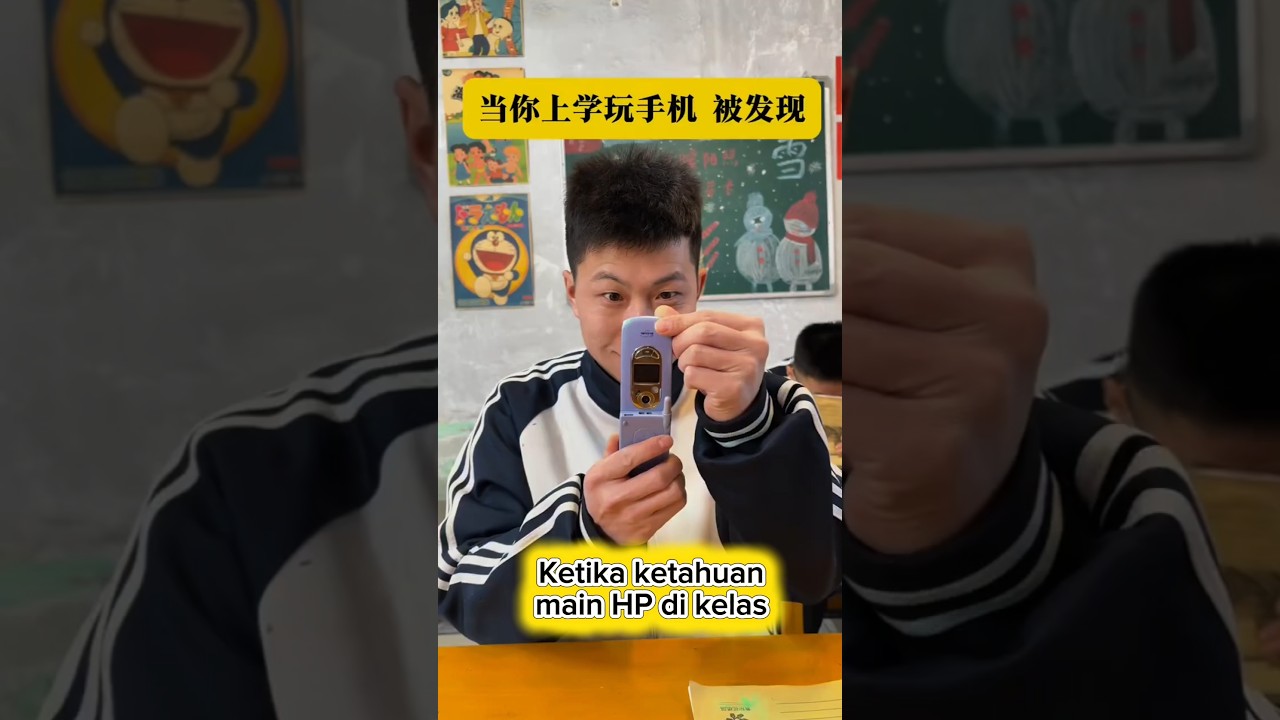 Ketika ketahuan main HP di kelas #shorts #lucu #ngakak #kocak #komedi #humor #fyp #funny #loly