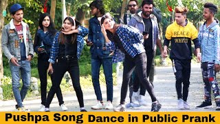 Pushpa srivalli Dance In Public 😂 Prank@crazycomedy9838