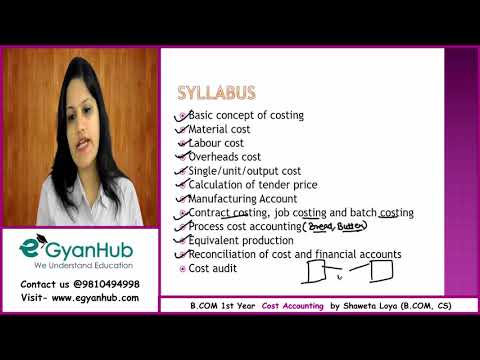 B.COM 1st year Cost Accounting Online Classes | Costing | B.COM Syllabus| Introduction to Costing B.COM 1st year Cost Accounting Online Classes | Costing | B.COM Syllabus| Introduction to Costing