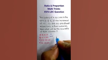 Ratio Proportion | Ratio & Proportion Math Tricks| Fraction| Arithmetic Shortcuts|