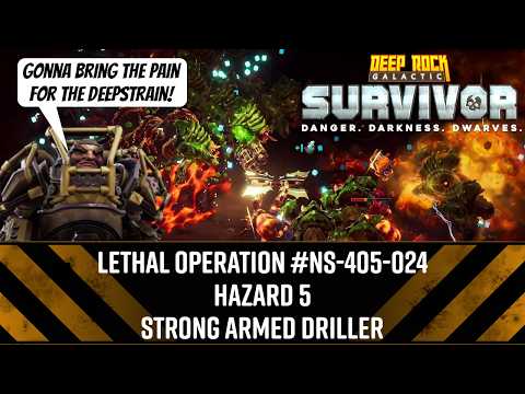 Hazard 5 Driller Survival Tips in Deep Rock Galactic: Survivor