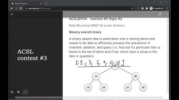 ACSL contest #3 group meeting