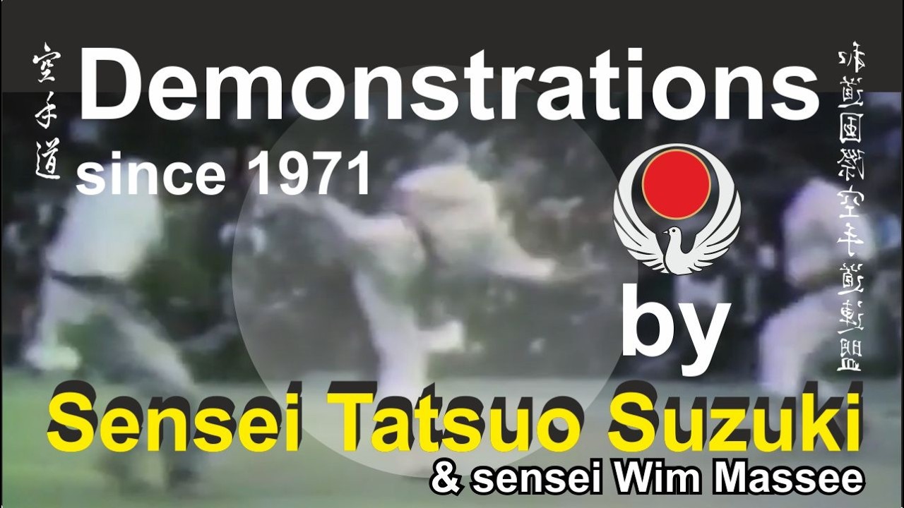 Wado Karate Demonstrations Tatsuo Suzuki 1980 - Wim Massee