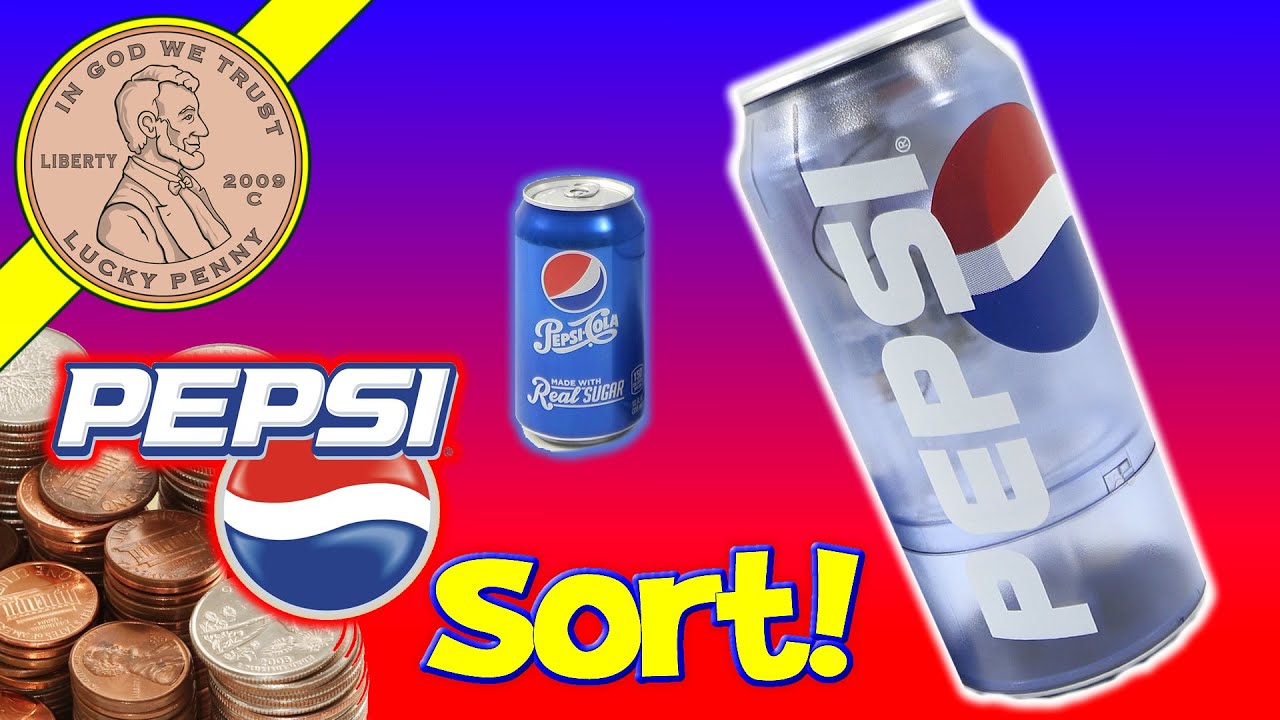 Giant Pepsi Can Motorized Coin Sorter As Seen On TV! YouTube