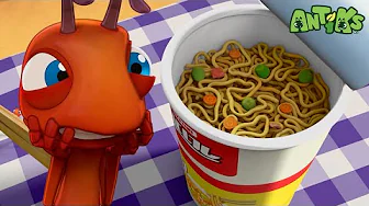 Instant Cup Noodle struggle! 🍜| Antiks | Monster kids cartoons | Funny stories