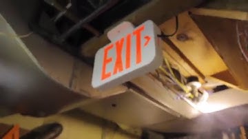 Exit Sign Setup 1