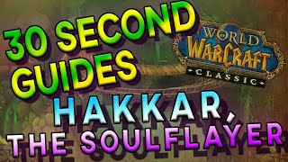 Hakkar the Soulflayer - 30 Second Guides - Zul'Gurub