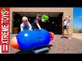 Babysitter Showdown Part 3! The Giant Nerf Dart, and the Nerf Auto Turret Blaster