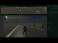 Proto Test GamePlay Unity - Simple Lamps Road - Tactical decontamination Suit